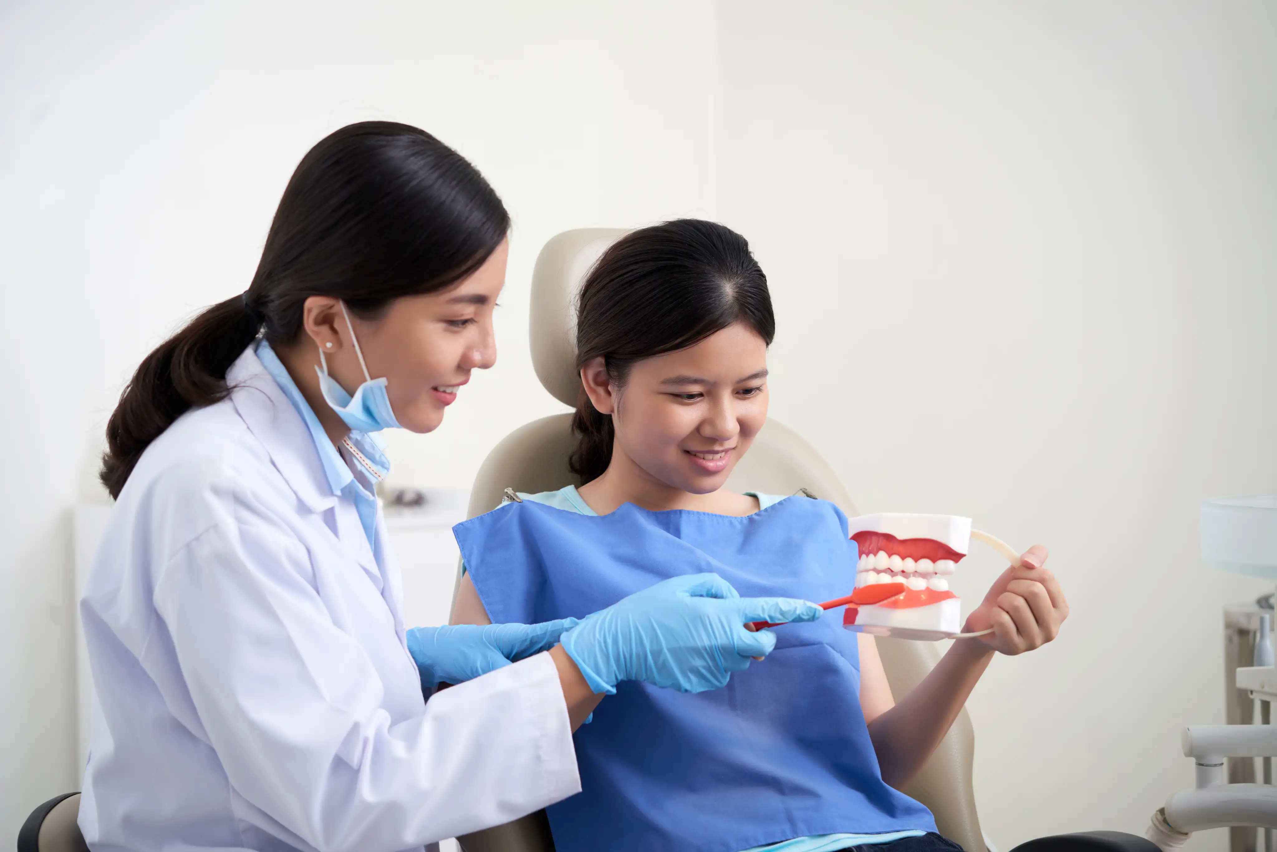 asian female dentists