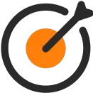 Target icon representing precision targeting